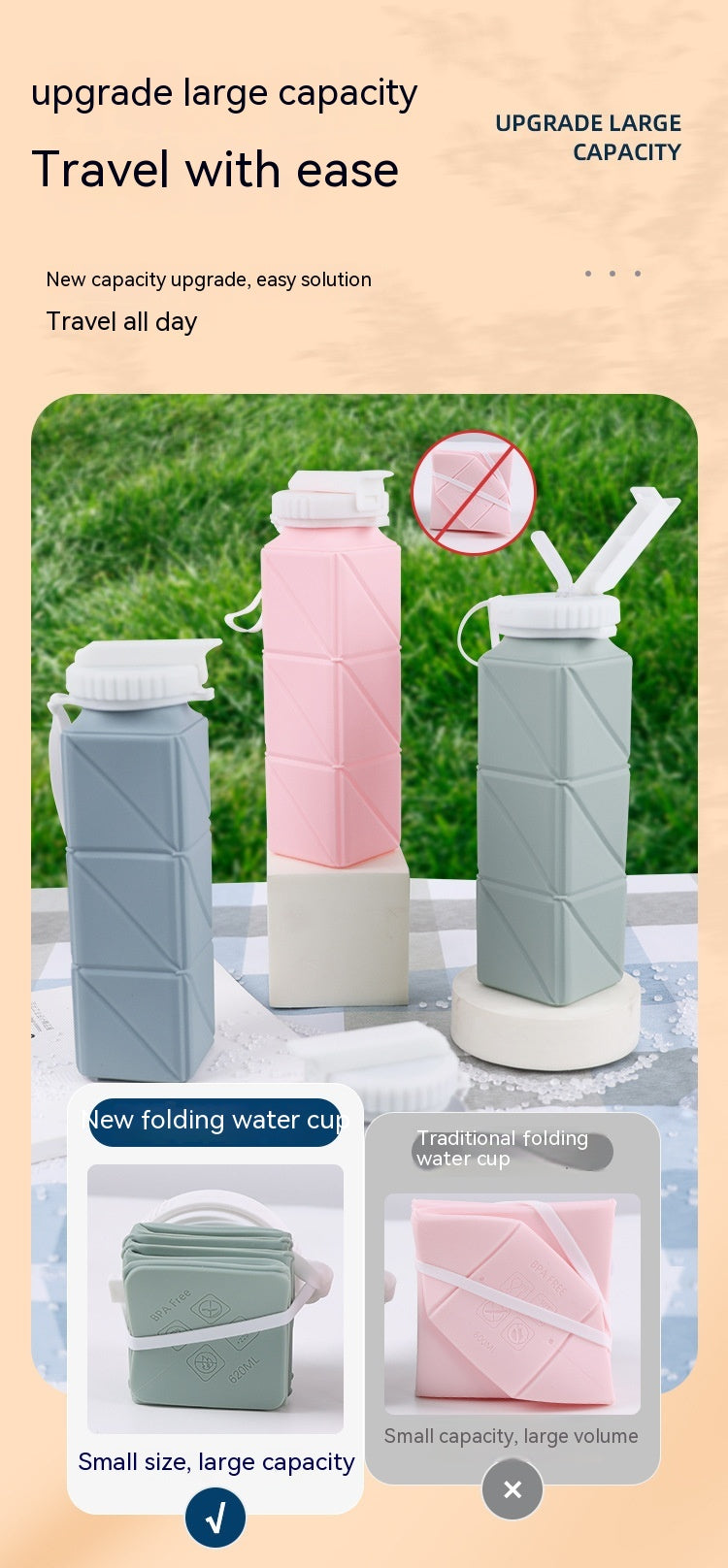 Foldable Water Bottle